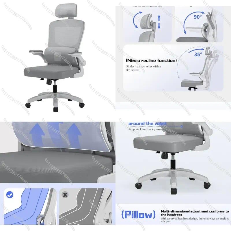 Office Furniture Wholesale - เก้าอี้สำนักงานผ้าสไตล์โมเดิร์น ออกแบบตามหลักสรีรศาสตร์ นั่งสบาย เหมาะสำหรับพนักงานประชุม ห้องสมุด อพาร์ทเมนท์
