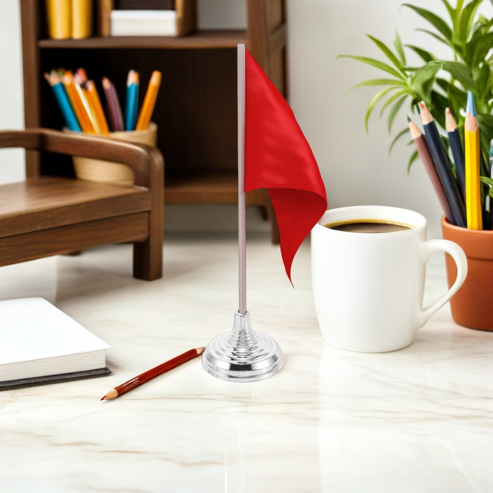 ฐานตั้งธงขนาดเล็กสีเงิน 12 ชิ้ - Office Furniture And Design บทวิจารณ์และราคา