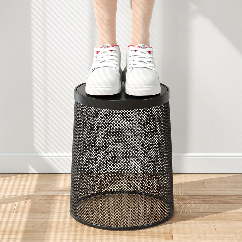 ถังขยะตาข่ายโลหะทรงกลมขนาดใหญ่ - Paper Basket Mesh บทวิจารณ์และราคา