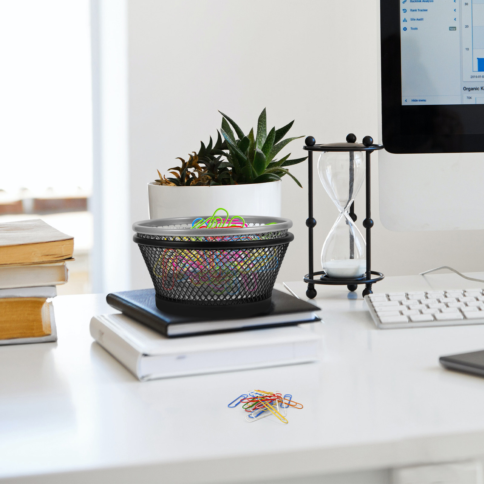 ที่ใส่คลิปหนีบกระดาษแบบตาข่ายโ - Paper Basket Mesh บทวิจารณ์และราคา