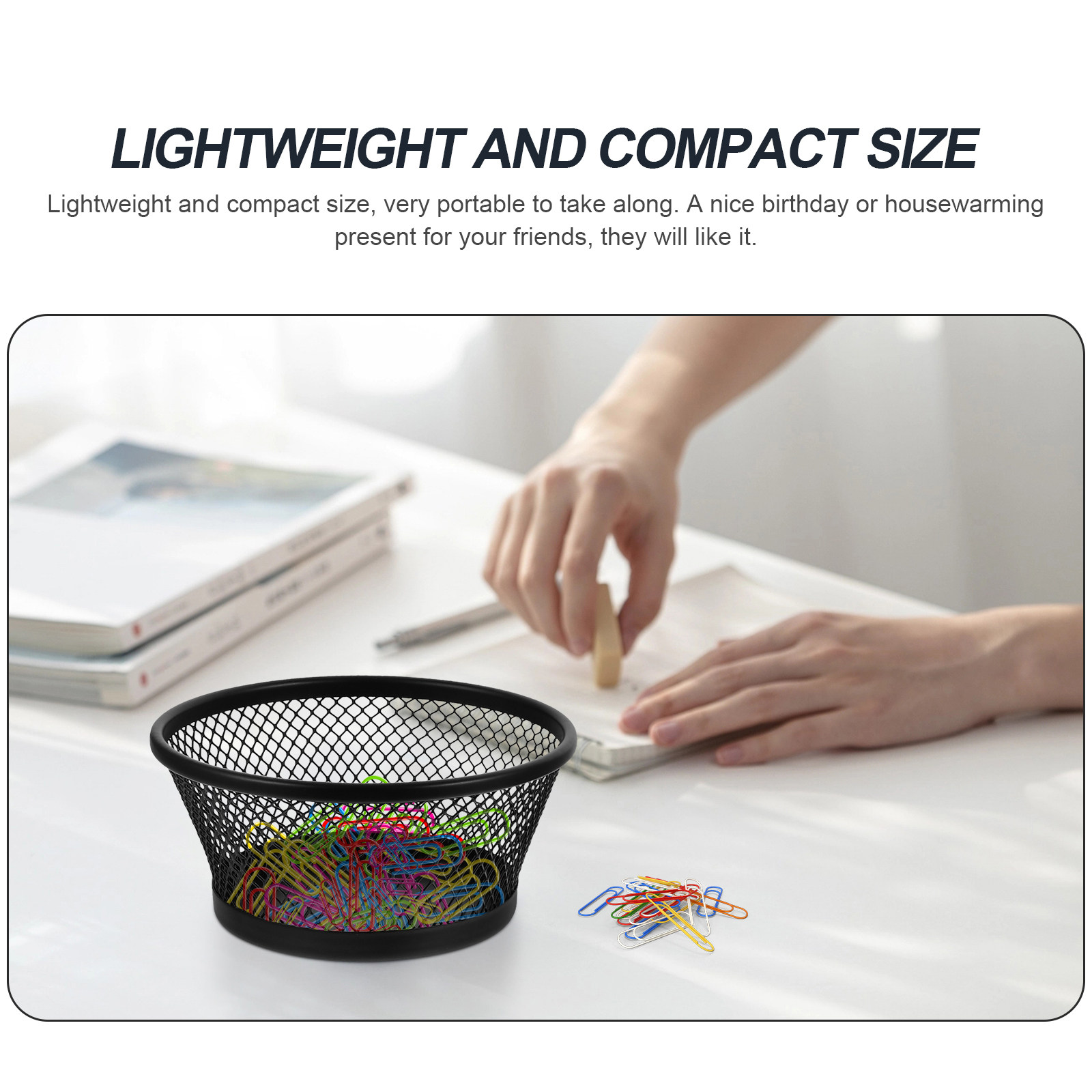 ที่ใส่คลิปหนีบกระดาษแบบตาข่ายโ - Paper Basket Mesh บทวิจารณ์และราคา