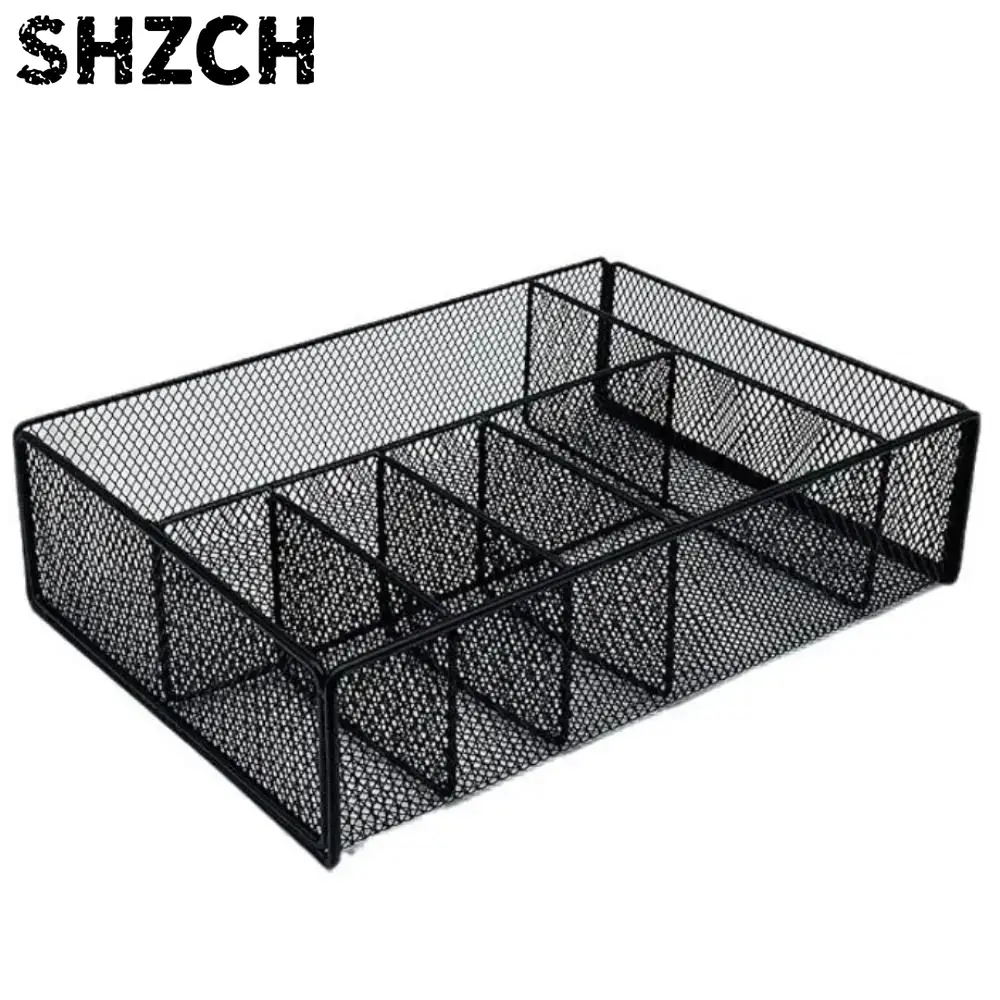 ตะกร้าเก็บของโลหะสีดำ ตะแกรงตา - Paper Basket Mesh บทวิจารณ์และราคา