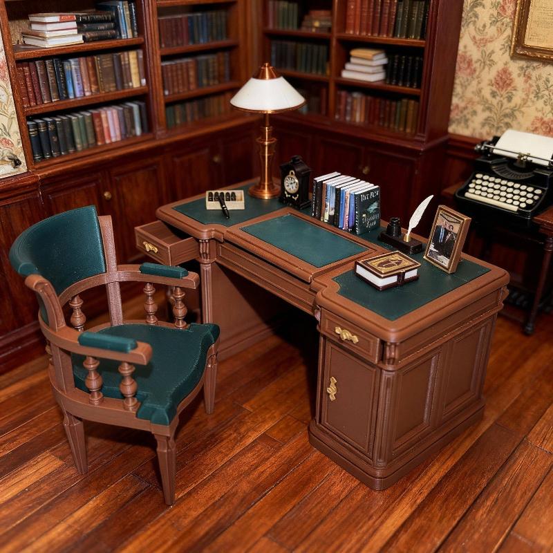 1:12 สเกลดอลล์เฮาส์ มินิ วินเท - Office Furniture And Desks บทวิจารณ์และราคา