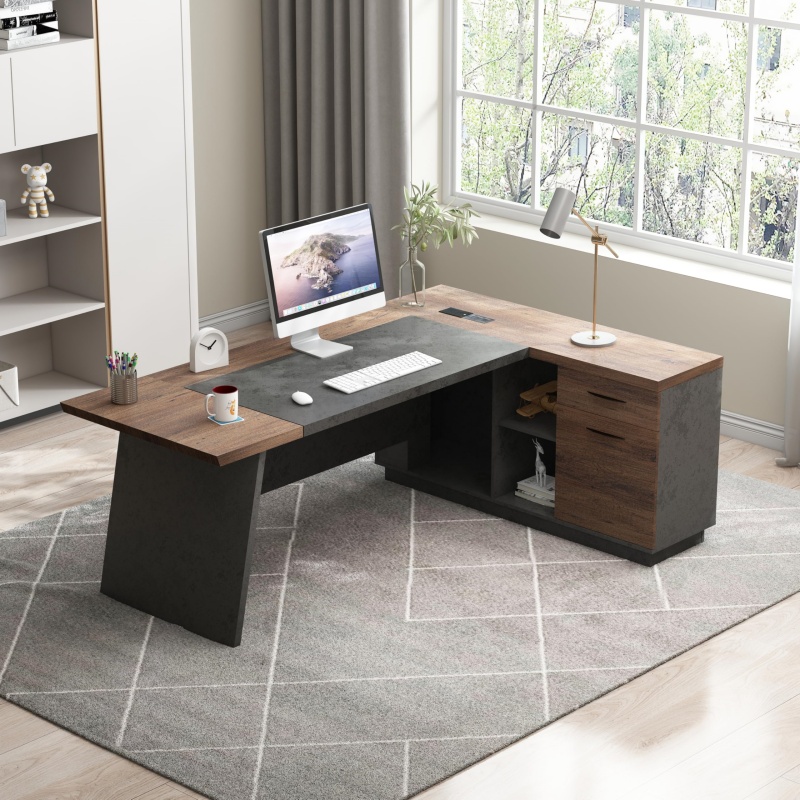 ชุดโต๊ะคอมพิวเตอร์สไตล์โมเดิร์ - Office Furniture Usa บทวิจารณ์และราคา