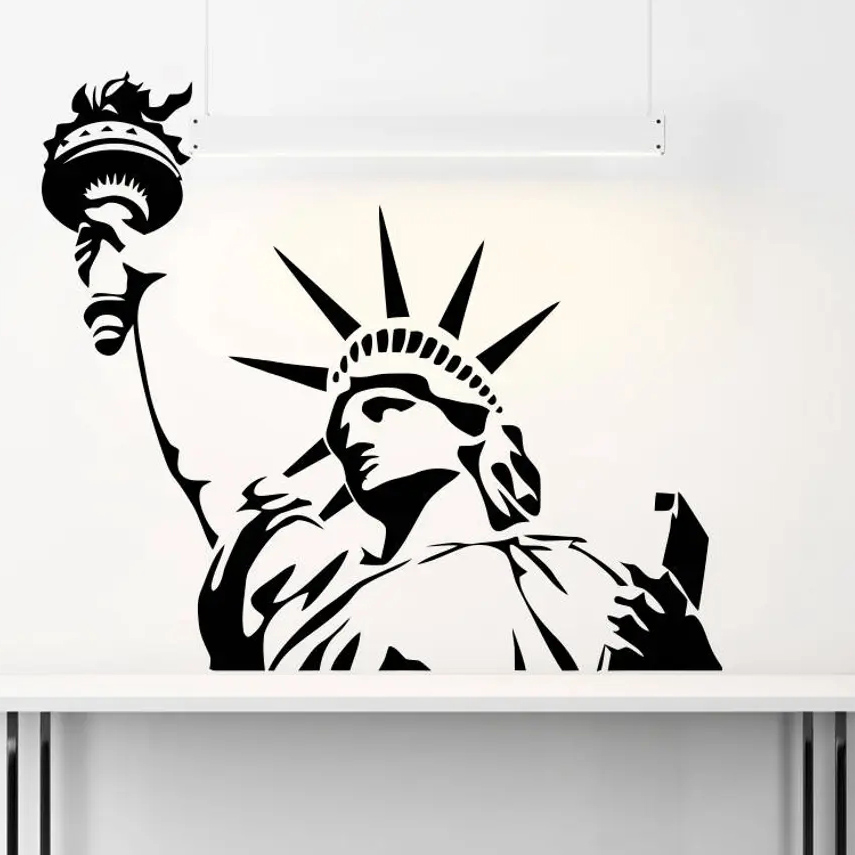 รูปปั้นเทพีเสรีภาพสติกเกอร์ติด - Office Furniture Usa บทวิจารณ์และราคา