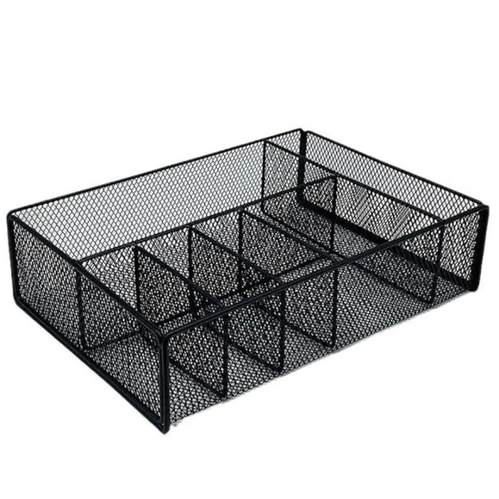 โลหะสีดําตะกร้าเก็บตาข่าย Holl - Paper Basket Mesh บทวิจารณ์และราคา