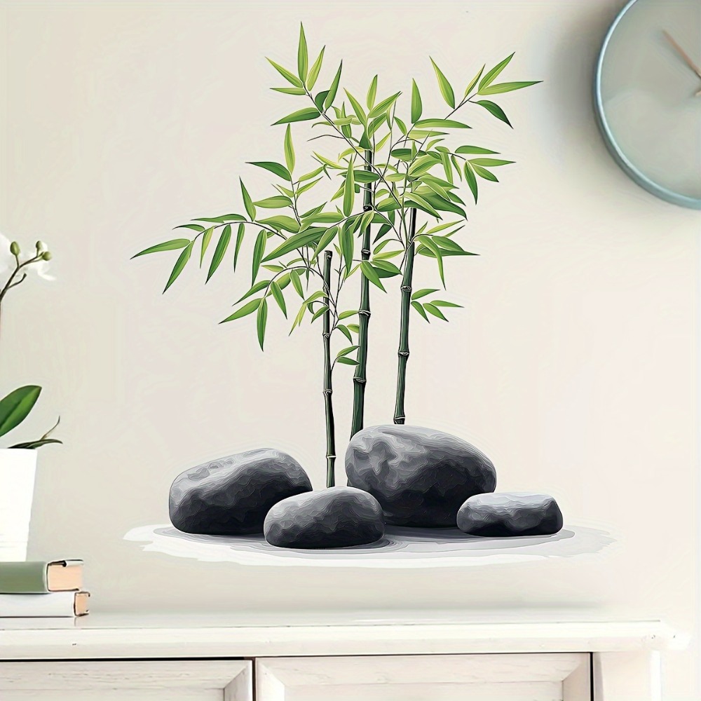 ไม้ไผ่สีเขียวใบพืชสติ๊กเกอร์ติ - Office Furniture Usa บทวิจารณ์และราคา