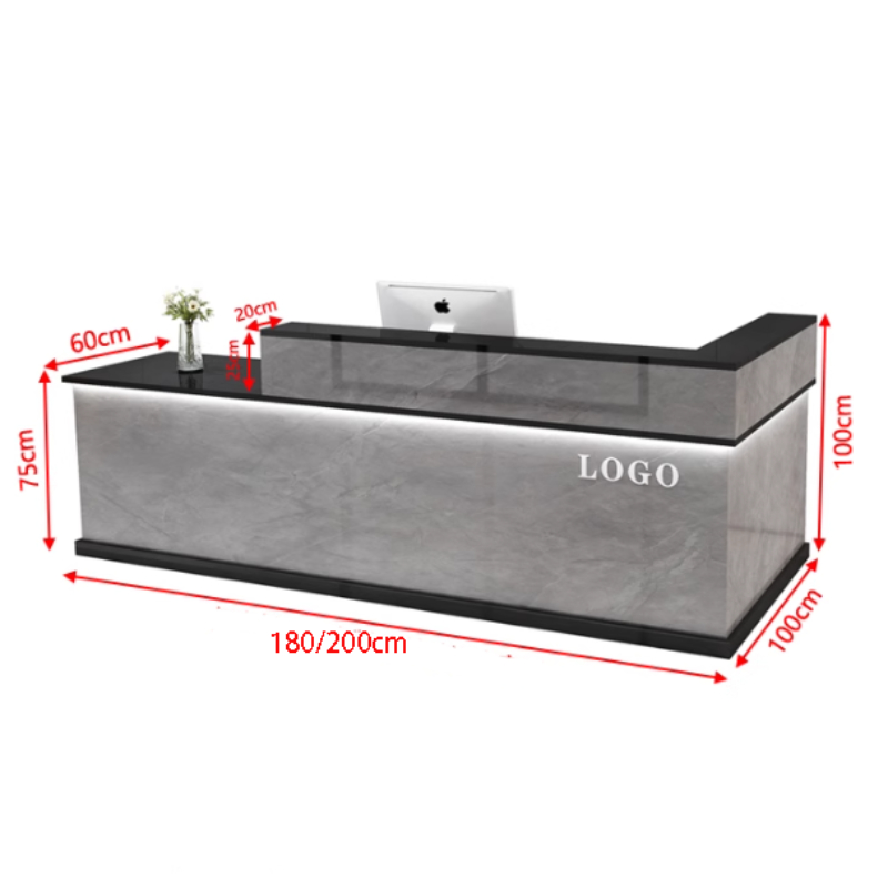 เคาน์เตอร์ต้อนรับหรูหรา สไตล์โ - Office Furniture Usa บทวิจารณ์และราคา