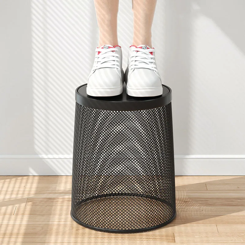 ถังขยะโลหะทนทานต่อการกระแทกขนา - Paper Basket Mesh บทวิจารณ์และราคา